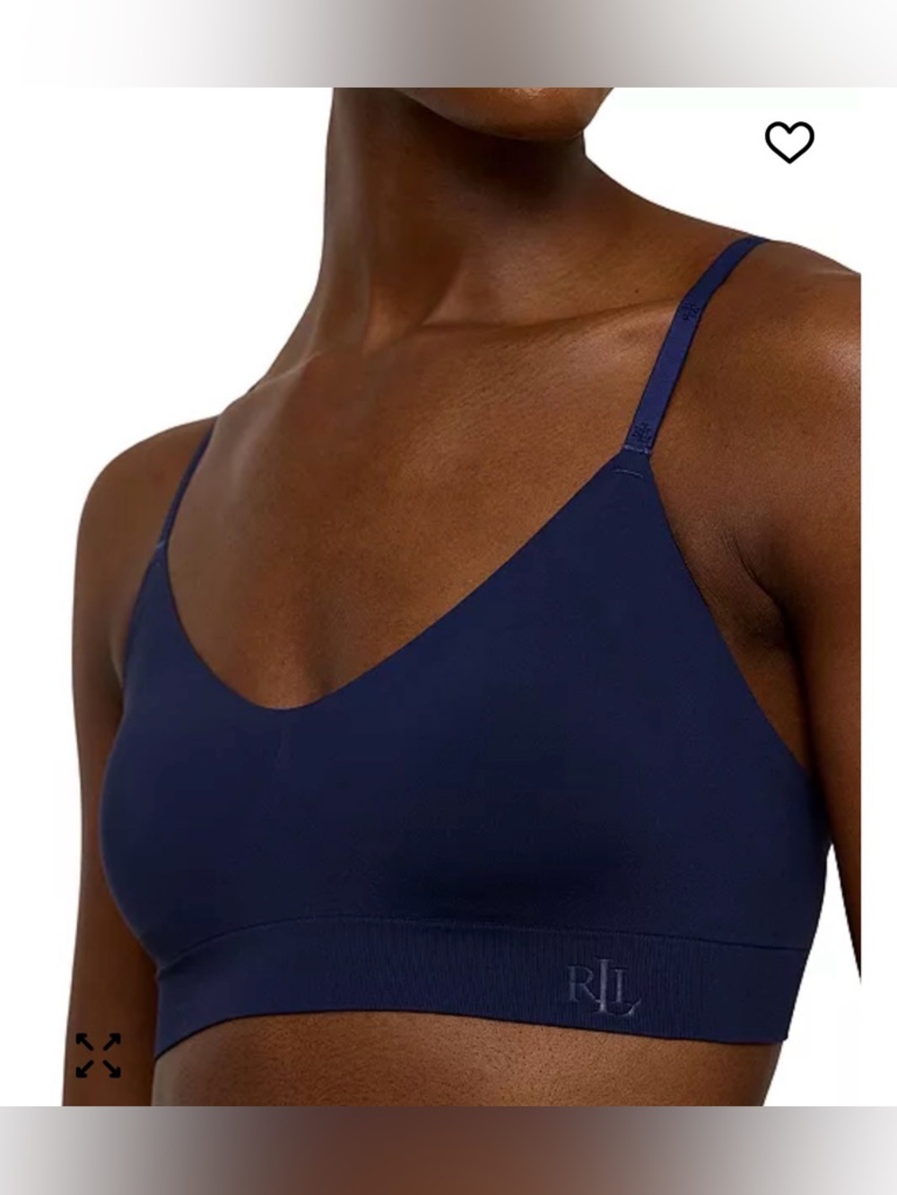 NWT Lauren Ralph Lauren
Women's Luxe Smoothing Wireless Bralette - Medium